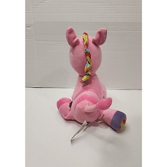 Musical ROCKABYE BABY Pink Zebra Windup soft Plush toy plays music Babies R Us - Picture 2 of 4